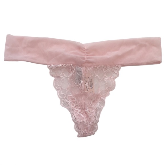 Victoria's Secret Other - Victoria’s Secret Low Rise Blush Pink Thongs Sz SP